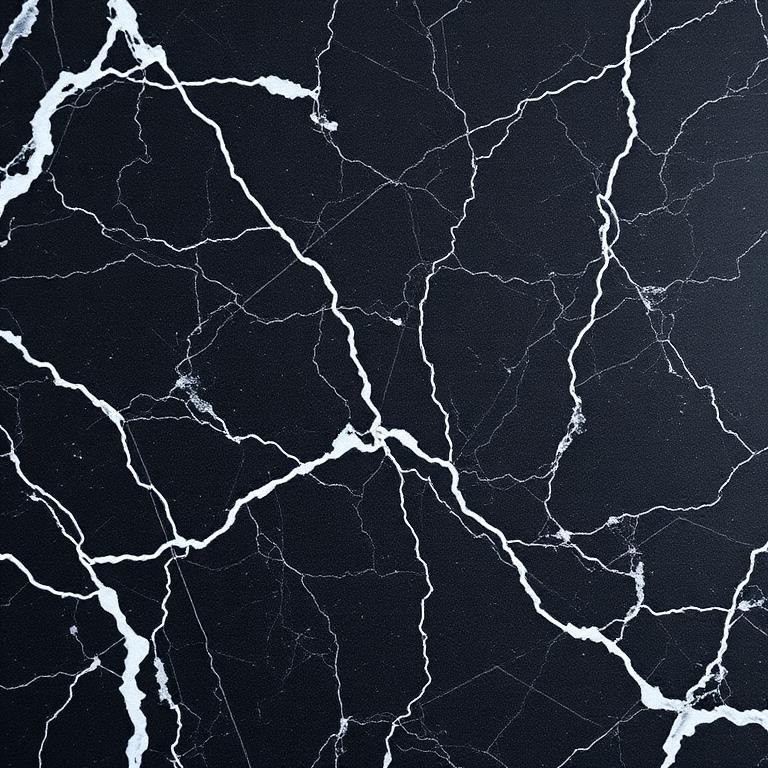 Texture Nero Marquina — finition Poli miroir
